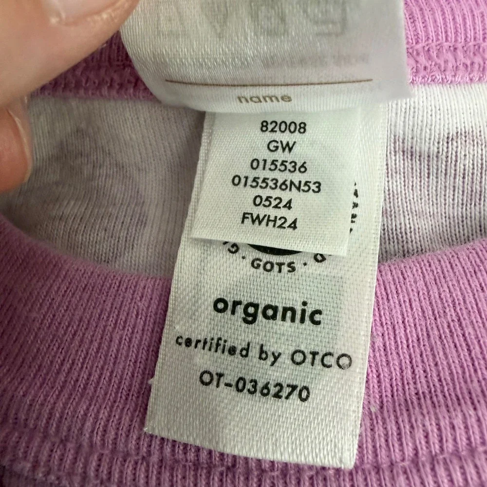 Hanna Andersson Pajama Set Kids 8 Heart Print Snug Fit Organic Cotton